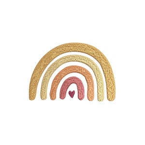 9 Sizes "Boho Rainbow" Machine Embroidery Design