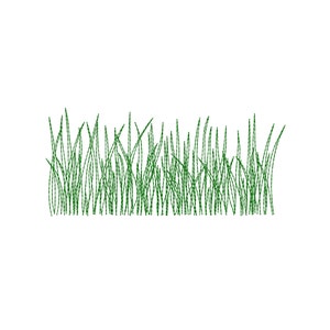 10 Sizes &quot;Triple Stitch Grass&quot; Machine Embroidery Design