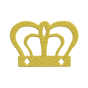 12 Sizes "Crown II" Machine Embroidery Design