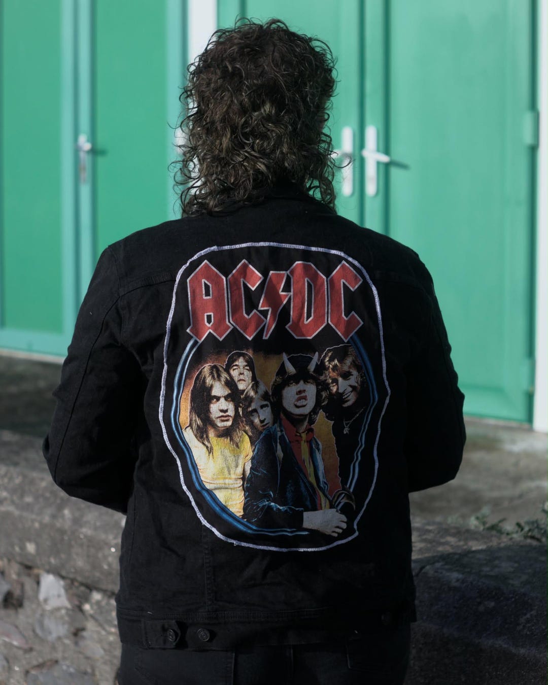Repurposed AC/DC Jacket - Etsy