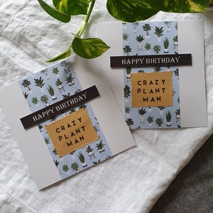 Birthday Card | Crazy Plant Man