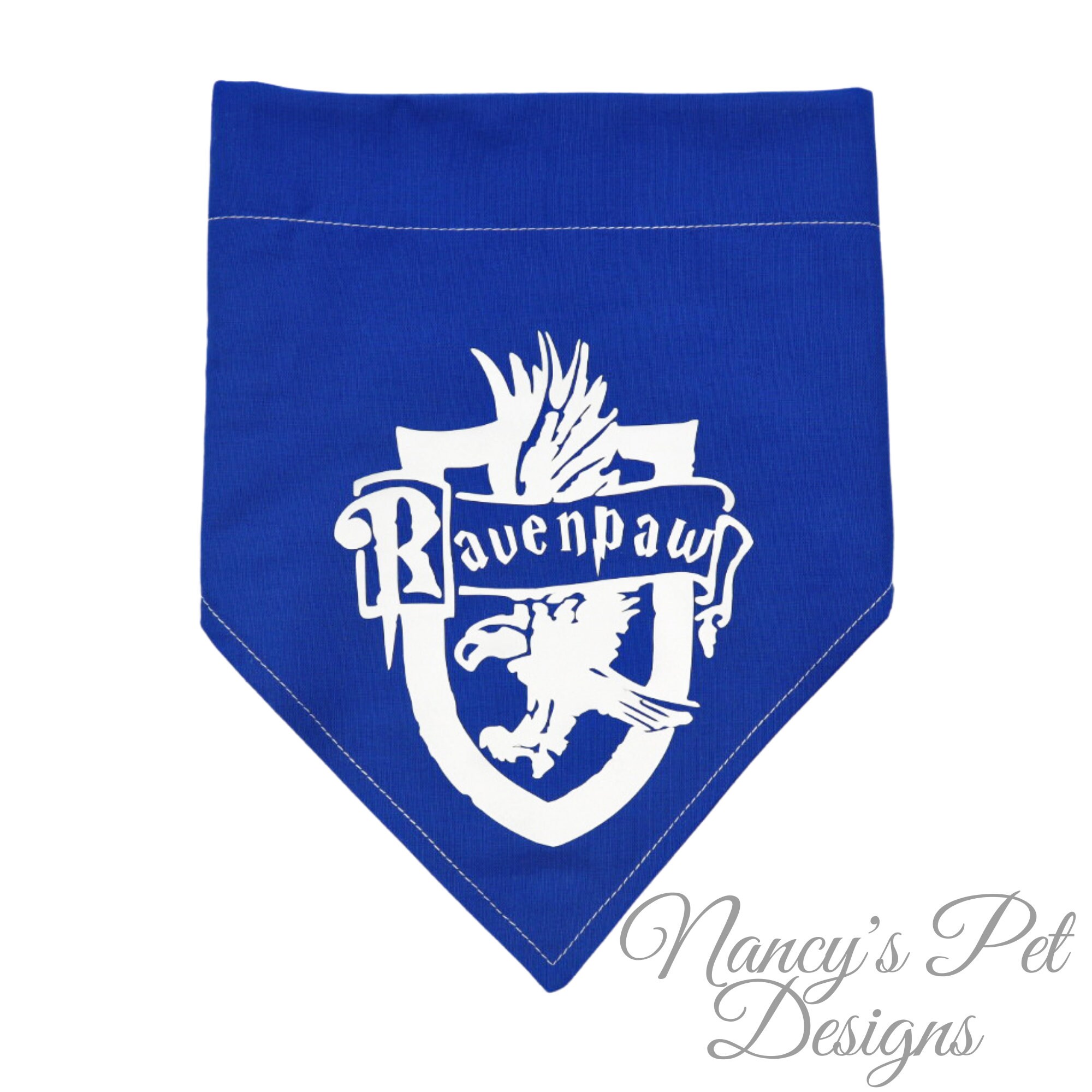 Harry Potter Dog Bandana Hogwarts House Over the Collar Etsy