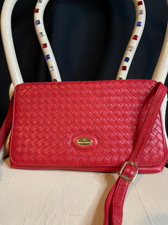 Vintage etienne aigner woven Gem