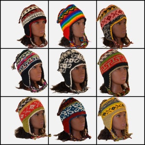 Handknit Himalayan/sherpa Cap/beanie, 100% Nepal Wool, Ski