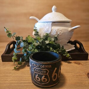 Route 66 Garden Pot - Etsy