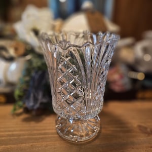 24 Lead Crystal Vase - Etsy