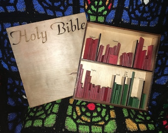 Books of the Bible Set - UNENGRAVED - Catholic, complete Bible - Level 2 Catechesis of the Good Shepherd