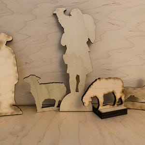 Good Shepherd Individual Figures - UNENGRAVED - Parables of Jesus - CGS Atrium, Godly Play, Young Children and Worship