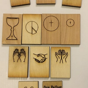 Prières de messe : tuiles pour les planches de messes - Niveau 3 Catéchèse du Bon Pasteur