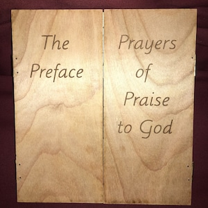 Mass Prayers: Preface - Engraved or Unengraved - Catechesis of the Good Shepherd Level 3