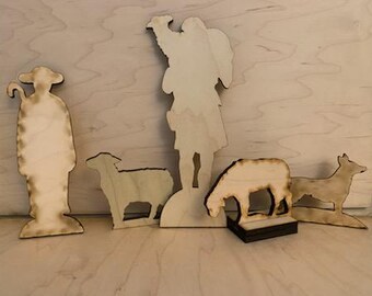Wolf and Hireling - UNENGRAVED - Parables of Jesus - CGS Atrium, Godly Play, Young Children and Worship