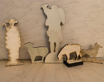 Good Shepherd - UNENGRAVED - Parables of Jesus - CGS Atrium, Godly Play, Young Children and Worship