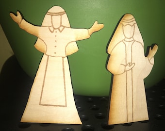 Parables of Jesus - PLAIN - Wood Figures and Resin Pieces - CGS Atrium, Godly Play, Young Children and Worship