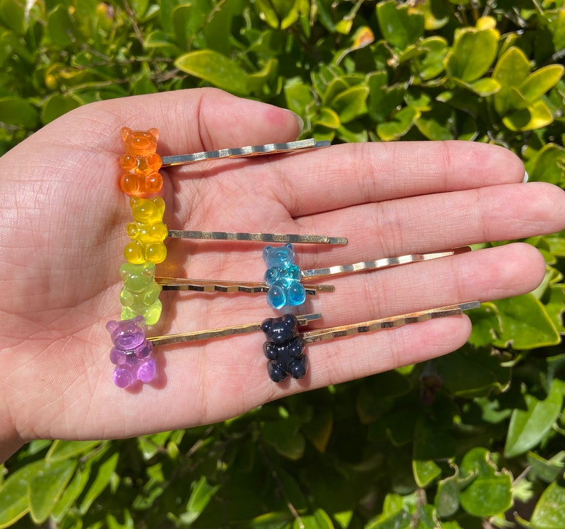 Gummy Bear Hair Clips Etsy