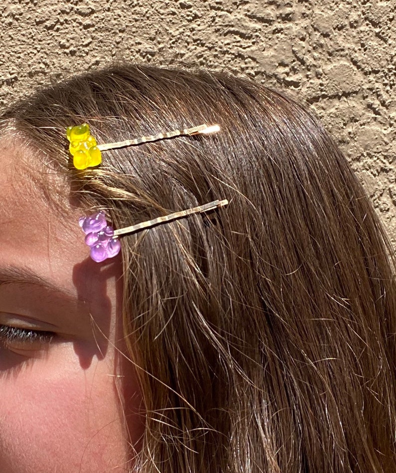 Gummy Bear Hair Clips Etsy