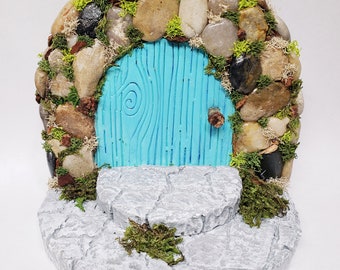 Handmade Miniature Fairy Door, Stone Portal, Fae Garden Accessory