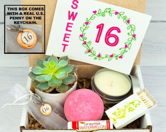 16th birthday gift basket