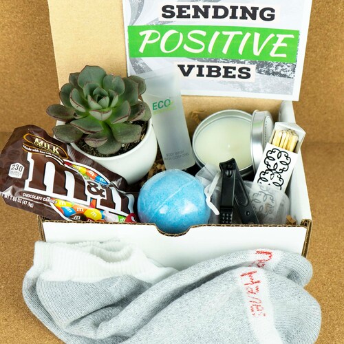 Man Gift Box. Gift Box for Men. POSITIVE VIBES. Gift for Him. Etsy