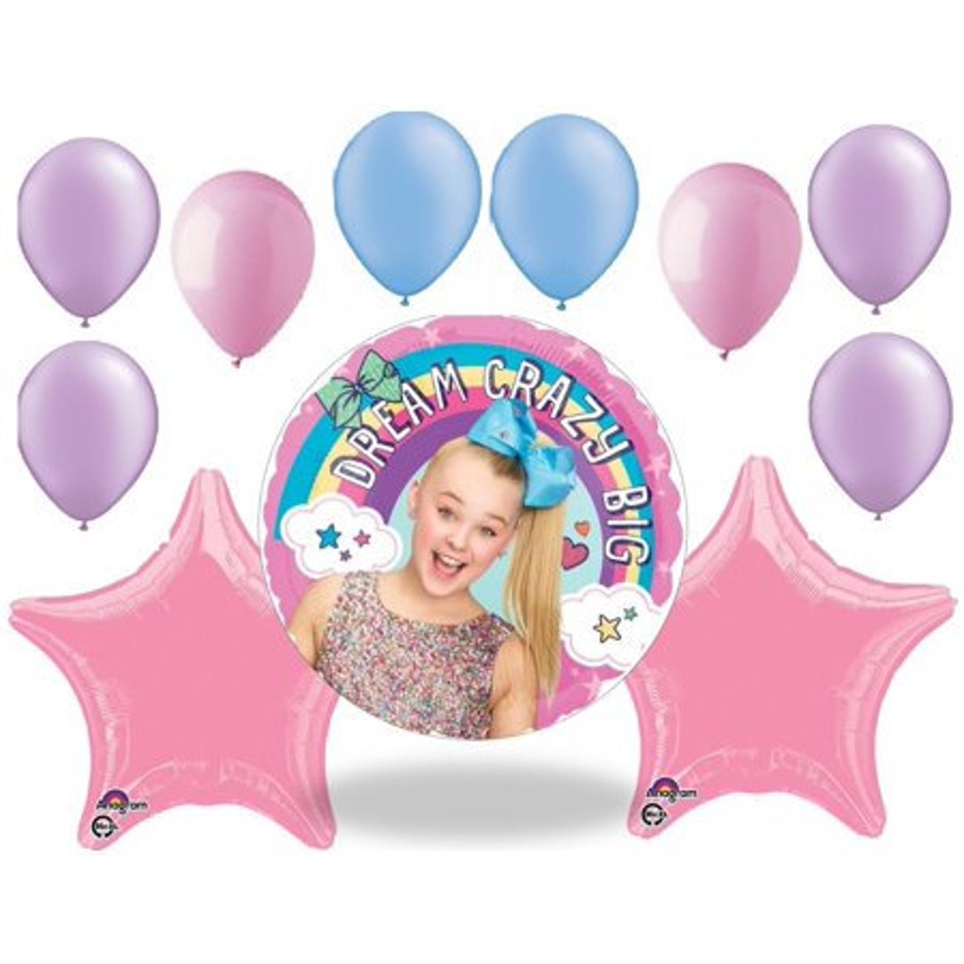 Jojo Siwa Bouquet Balloon Set Mylar Balloons Etsy