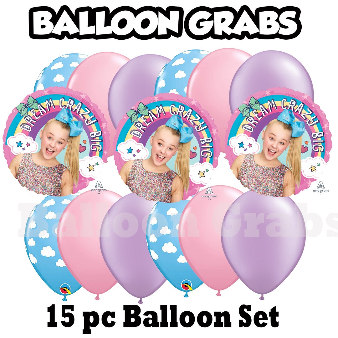 Jojo Siwa Bouquet Balloon Set Mylar Balloons Etsy