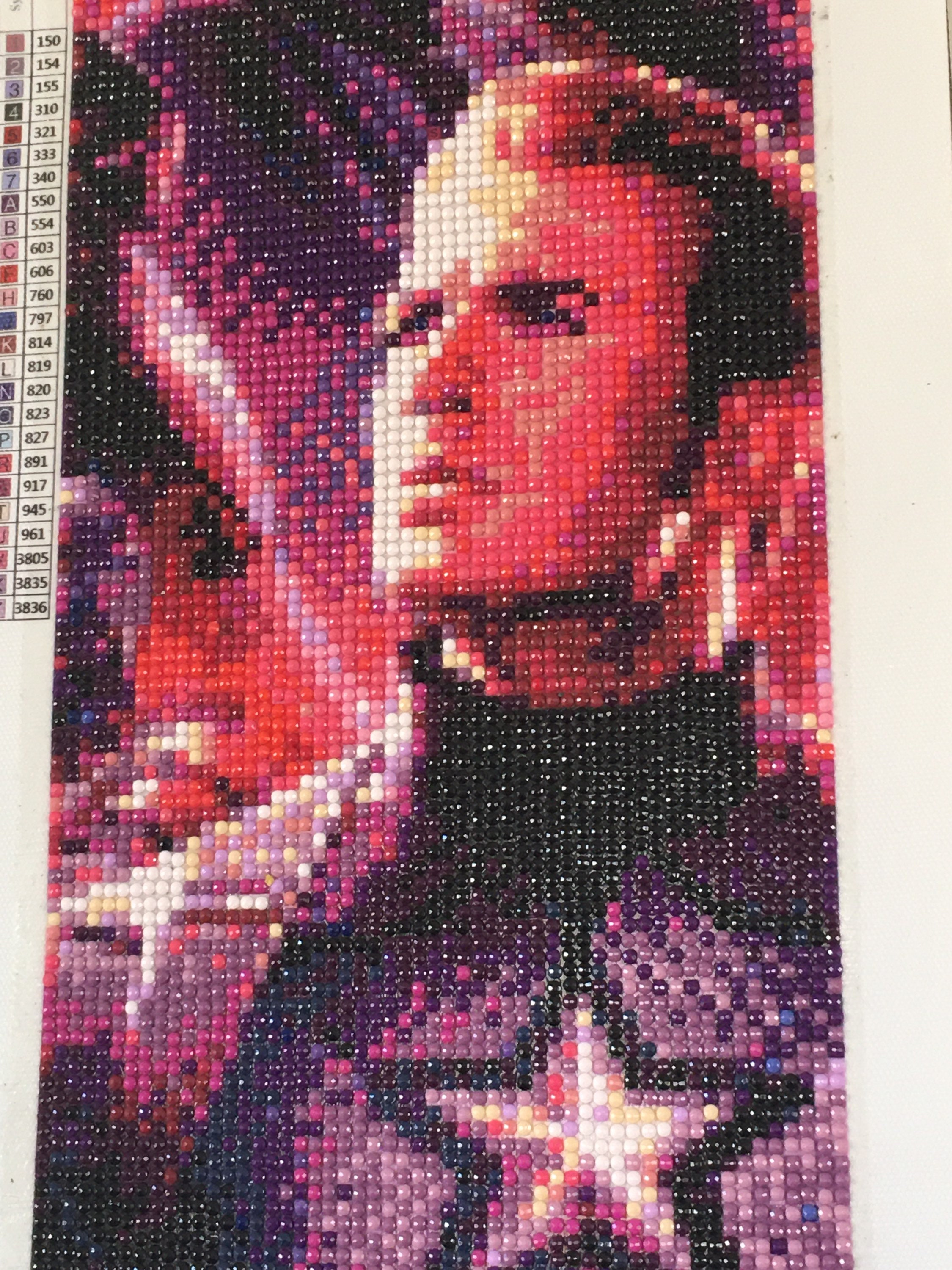 Completed Marvel diamond painting Etsy