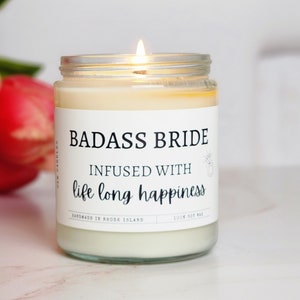 Gift for bride, bride to be, gifts for her, wedding gift, funny candles, wedding candles, wedding day gift for bride, bridal shower gift