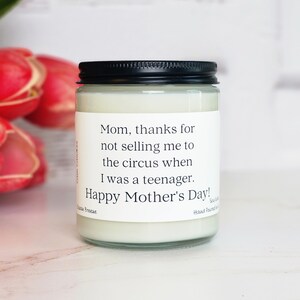 Funny mother&#39;s day gift, Mother&#39;s day candle,  funny Mother&#39;s day candle, candle, soy candle, gifts for mom, gifts for her