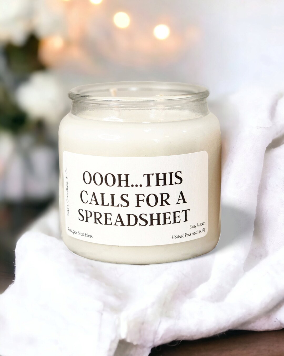 Candle for Coworker, Accountant Gift, Funny Coworker Gift, Funny