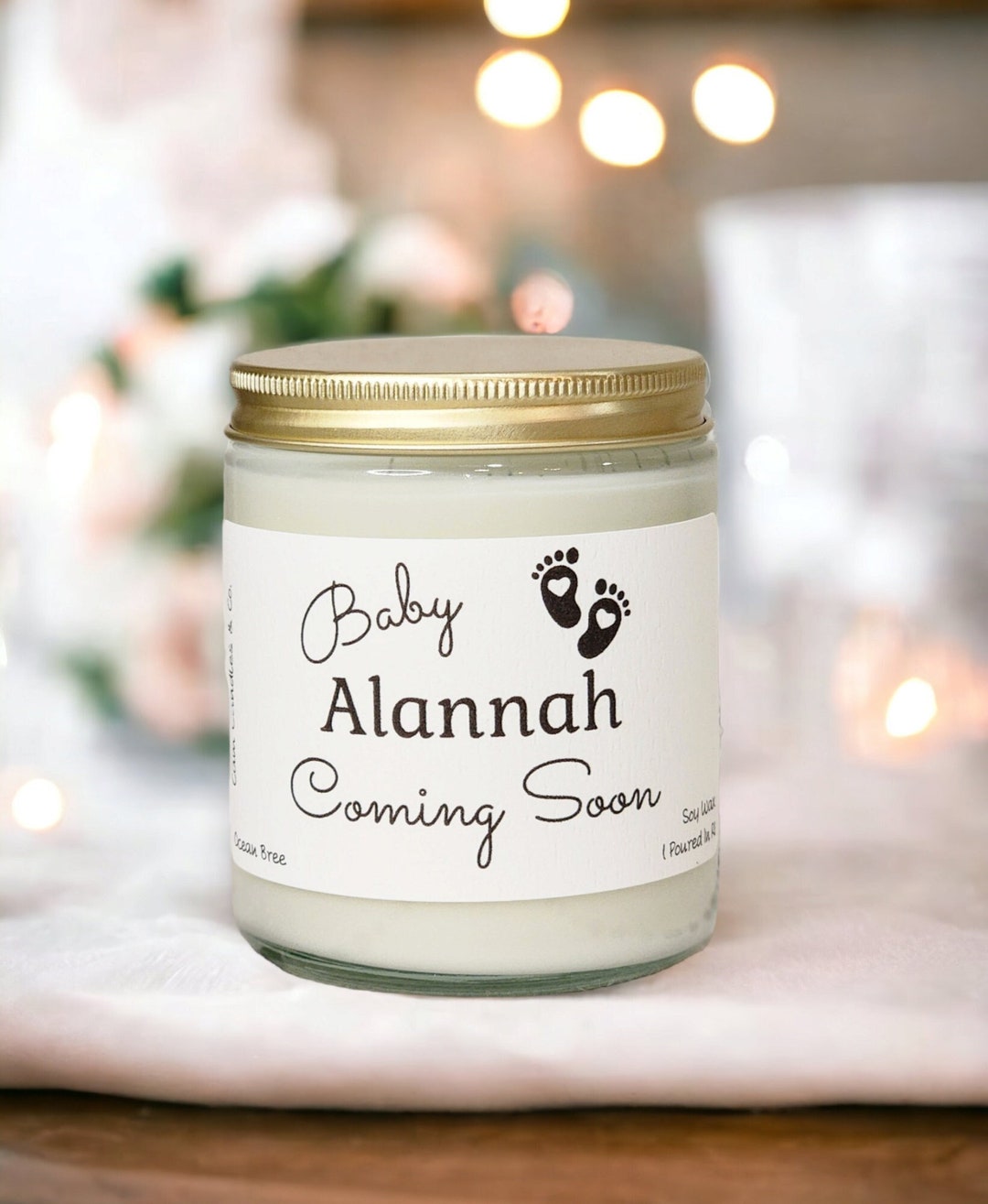Personalized Baby Gifts, Baby Shower Gifts, New Baby Gift, Candle for ...