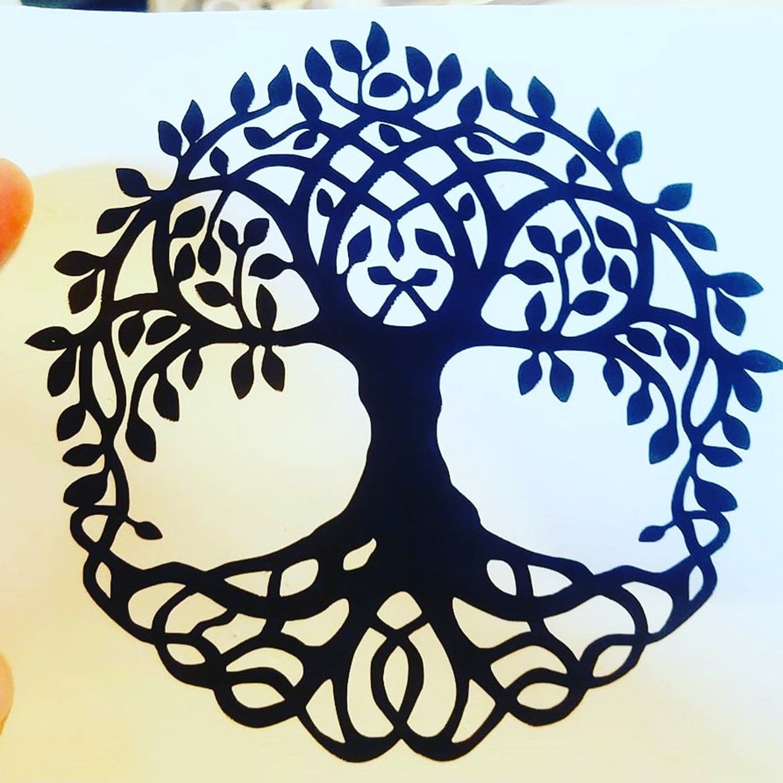 Tree of Life 4 Vinyl Sticker Etsy