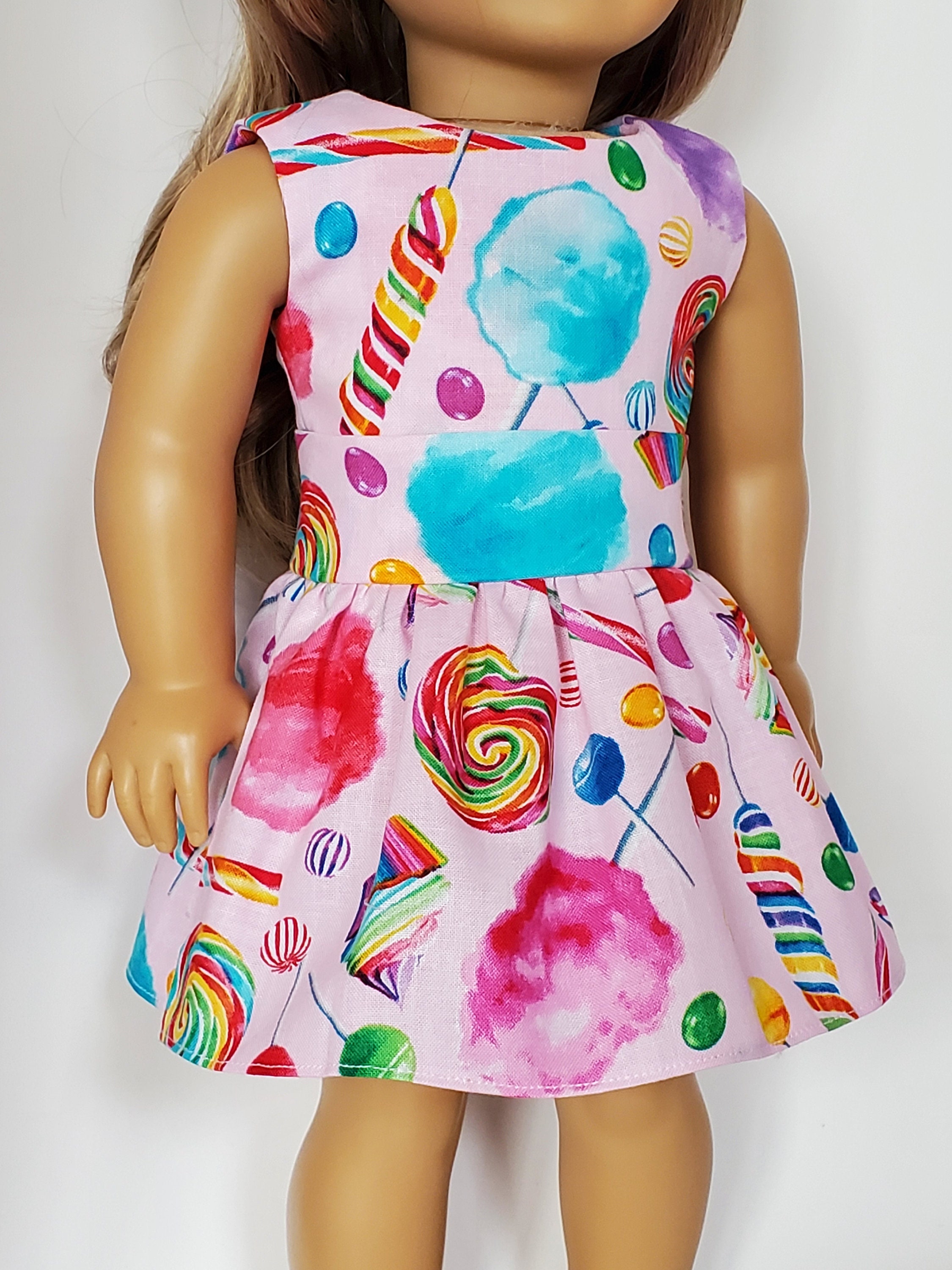 18 inch doll clothes candy dress Etsy