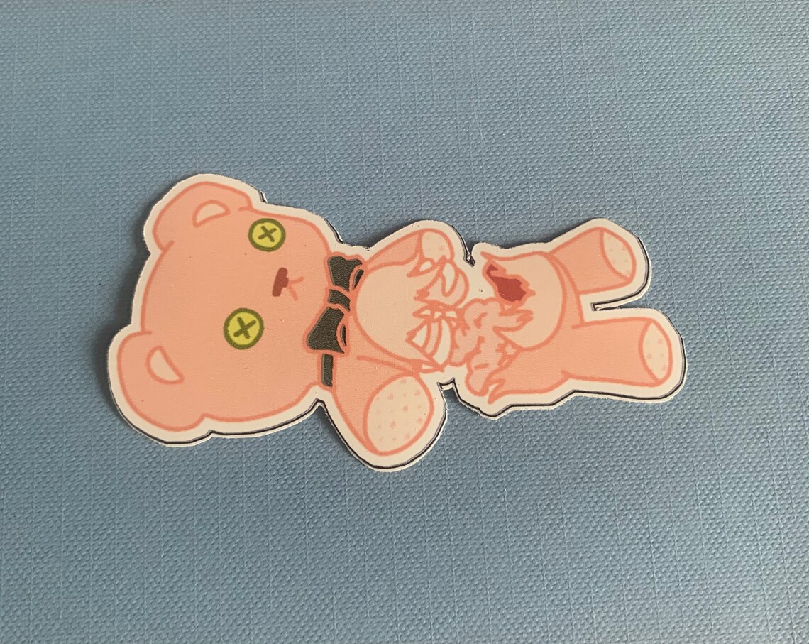 Pastel Gore Stickers Toy Massacre all 5 stickers is one Etsy