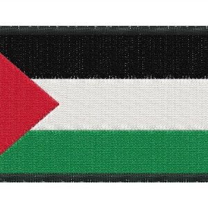 Palestinian Embroidered Patch  - option for Velcro available