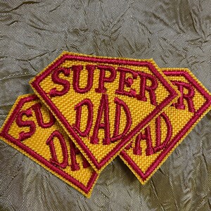 Super Dad patch - NEW Bigger sizes