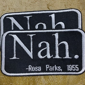 Rosa Parks Aufnäher zum Aufbügeln