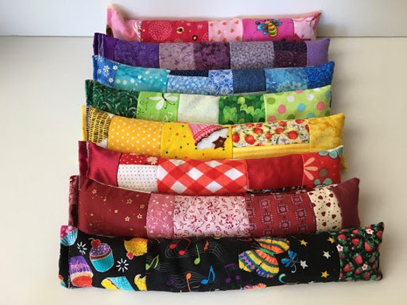 Book Weights, Book Holder, Page Holder, Book Accessories, Scrap Fabrics, Fabric Book Weights, Pink, Purple, Blue, Green, Yellow, Red, Black