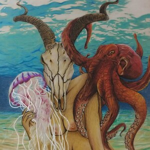 Wild Waves, art print