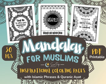 Islamiska mandalas målarbilder: Koranverser, arabisk kalligrafi (PDF)