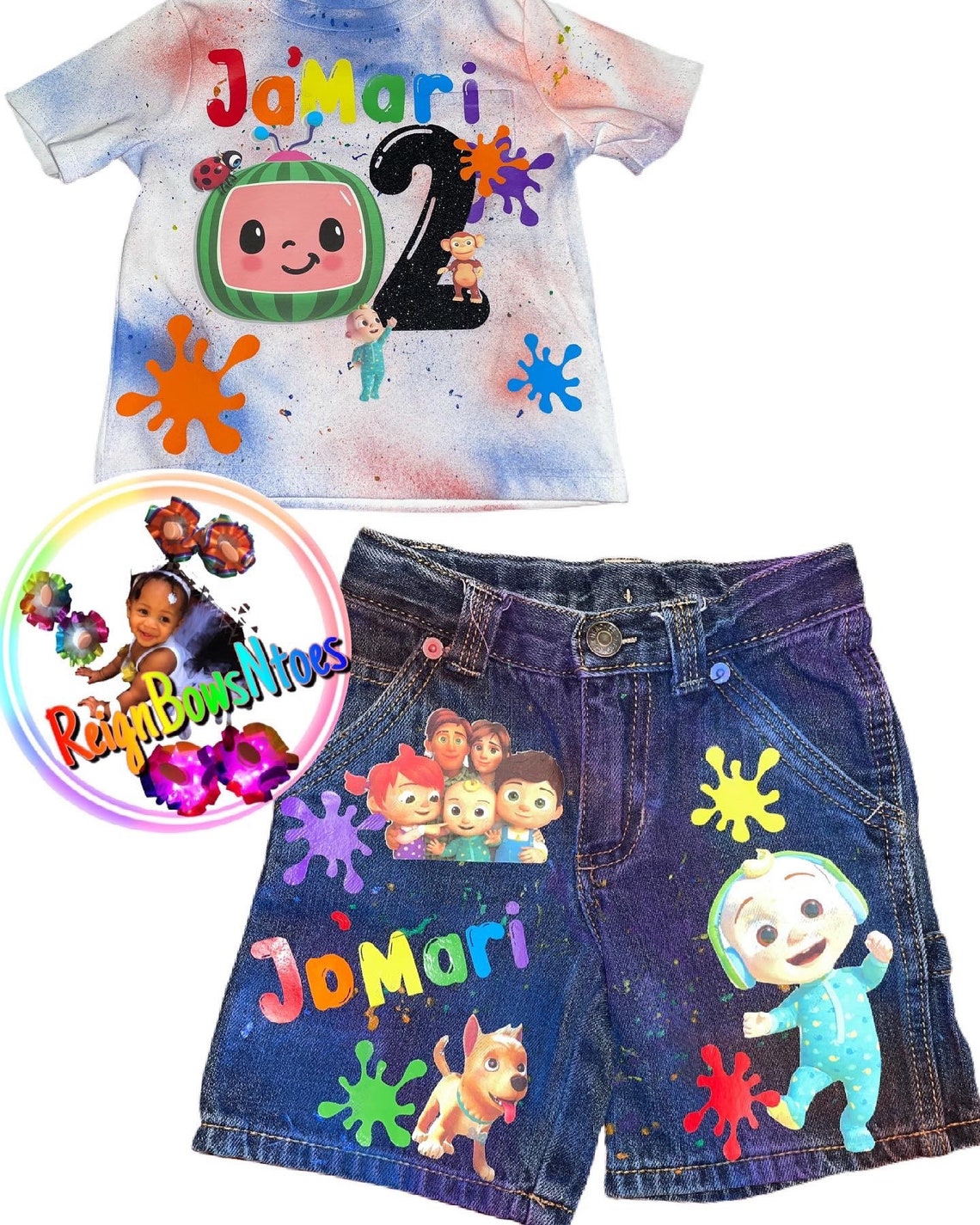 Denim Outfit Boys Shortset Etsy Hong Kong