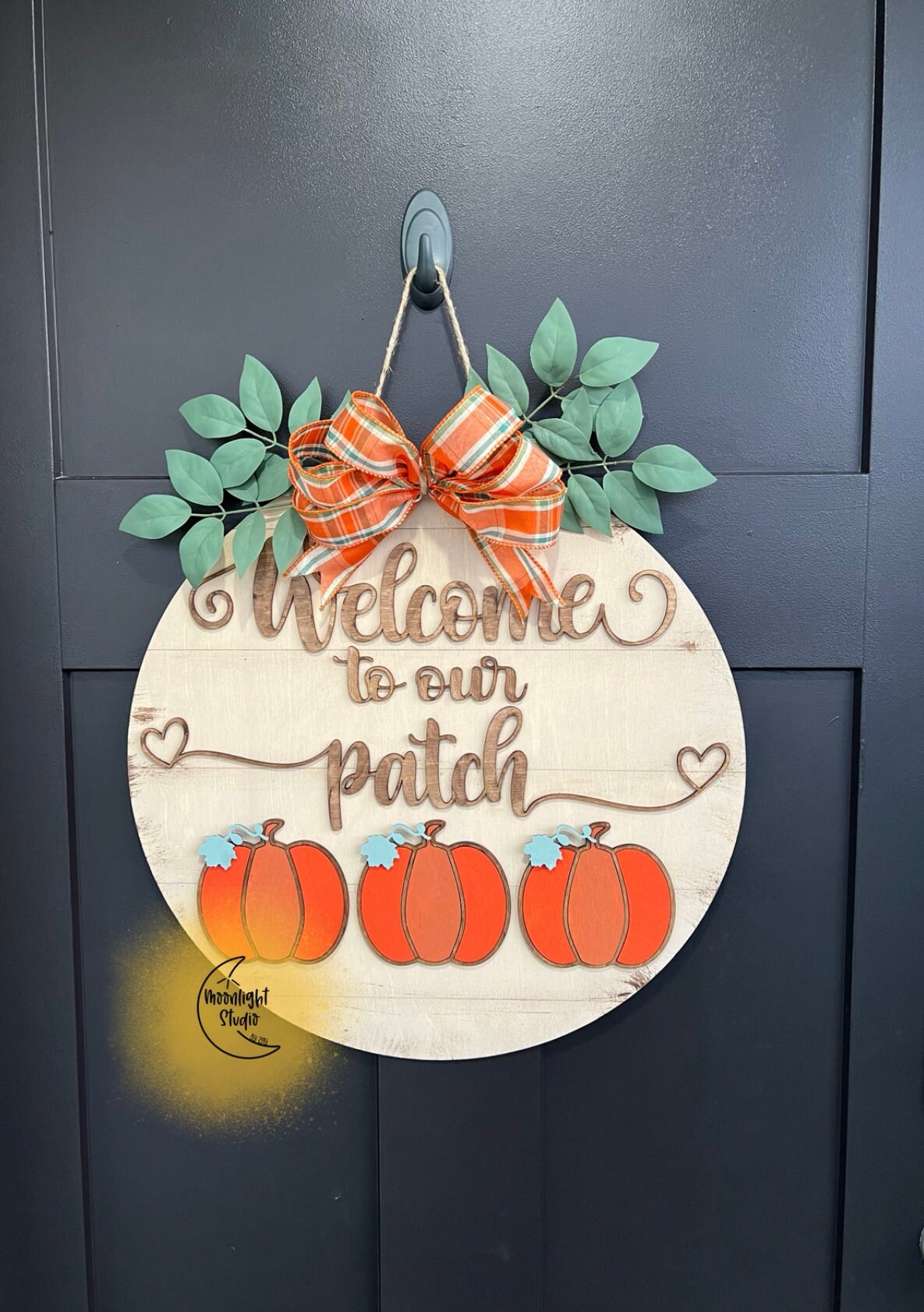 Welcome to Our Patch Door Hanger Laser Cut File, - Etsy