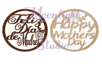 Mothers Day svg, Mothers day tag svg, Mothers Day sign, Mothers Day Door Wreath, Dia de Madres, Wooden Sign, Farmhouse sign, Laser cut sign