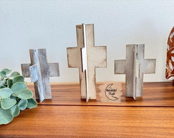 3d Cross Shelf Sitter Laser SVG, Cross Shelf sitter SVG, 3D Cross Shelf sitter Set SVG, Laser cut file,