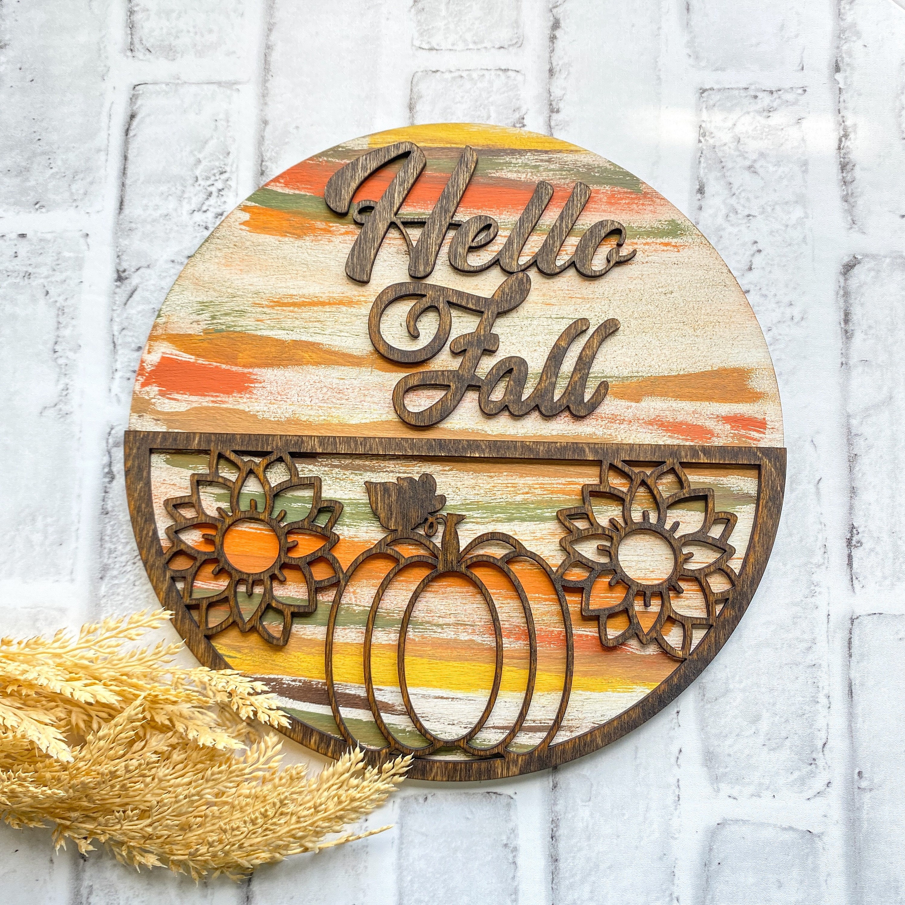 Tropical Hello Rounds Half Rounds Bundle Laser Cut File, Laser Cut Boho File, Tropical ...