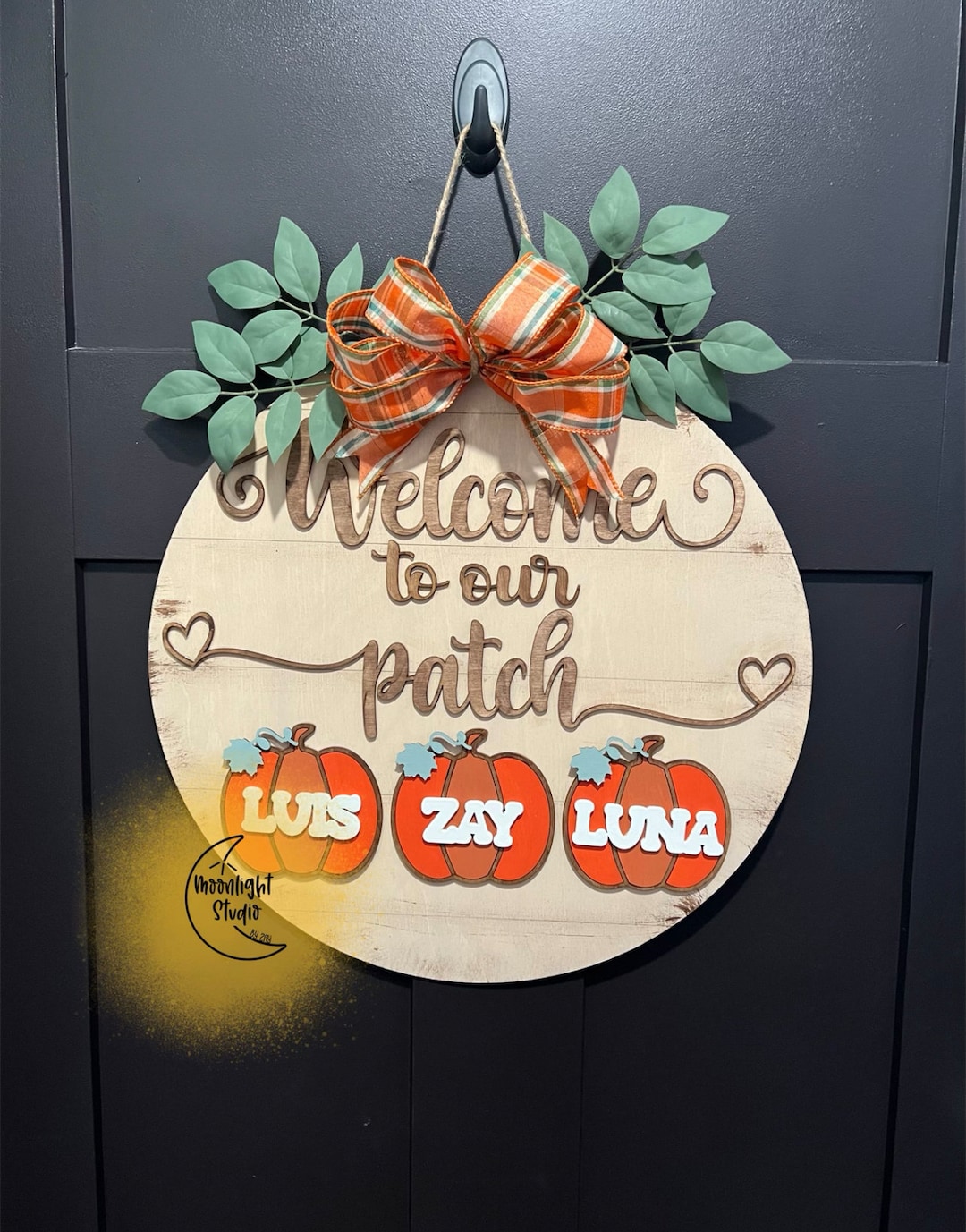 Welcome to Our Patch Door Hanger Laser Cut File, - Etsy