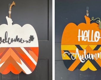 XL Boho Pumpkin Door Hanger 17 inches cut file, Laser cut file, Fall Pumpkin svg bundle, Barn quilt pumpkin door hanger, Svg digital file
