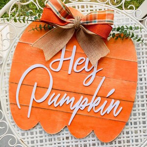 Hej pumpa-skeppslapp, pumpa-skeppslapp, Hej pumpa-skylt klippfil, Faux skeppslapp-pumpa klippfil, höstens träskylt klippfil, GLowforge pumpa bild 3