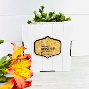 Mothers Day Planter Laser cut file, Mothers day gift svg bundle, Laser cut file for planters, 3d Planter svg file