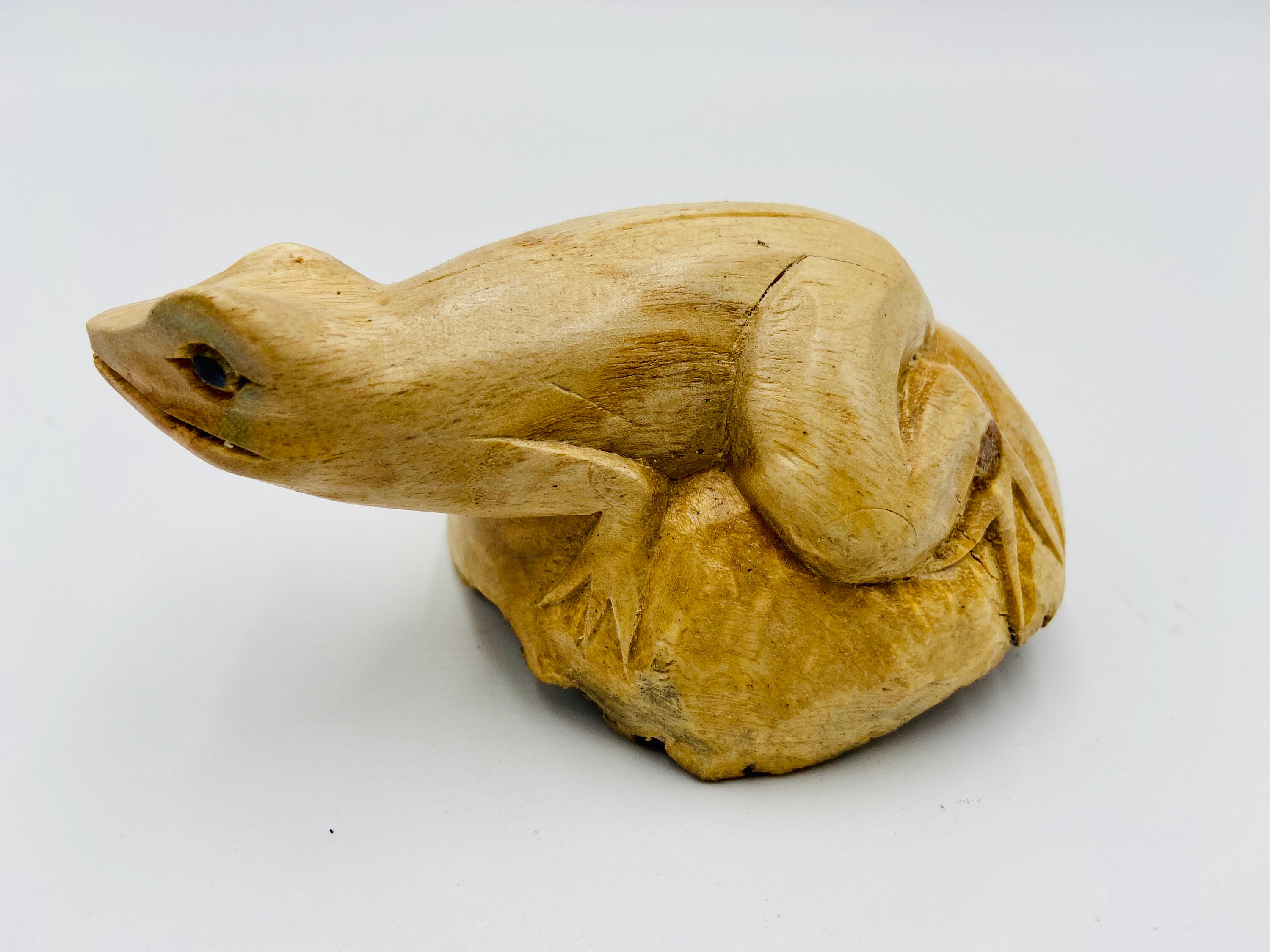Woru Wurzelmännchen Aus Parasitenholz - Handgeschnitzt In Bali Ca. 15cm Holzfigur