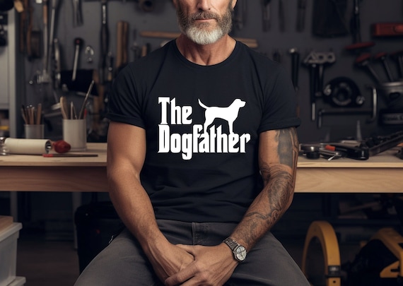 The Dogfather T-Shirt, Golden Retriever Silhouette, Dog Gift The Dogfather T-Shirt, Golden Retriever Silhouette, Dog Gift