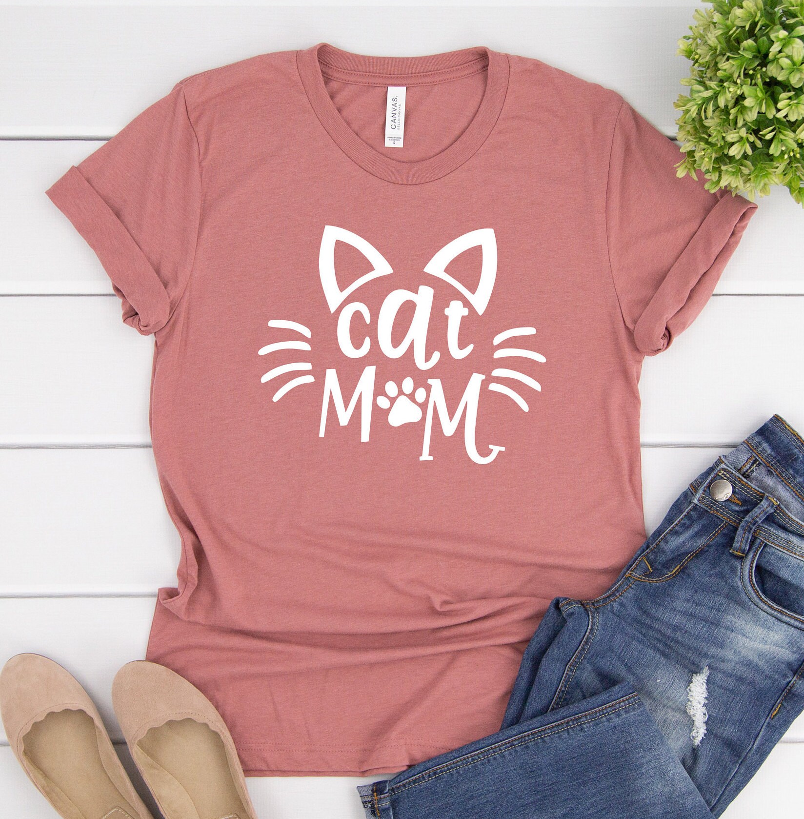Cat Mama Shirt Cat Mom Shirt Cat Shirt Cat Lover Etsy